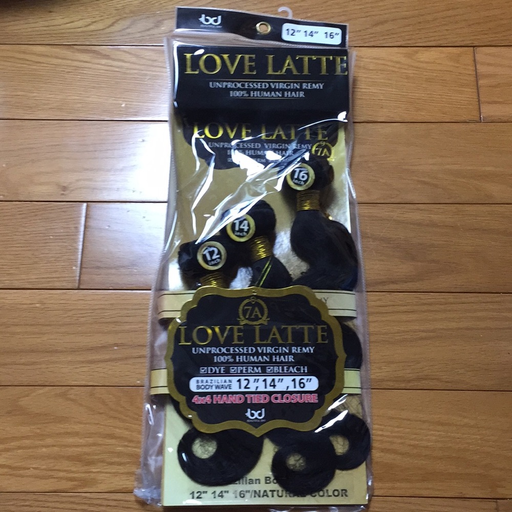 Love Latte Unprocessed Virgin Remy 100% Human Hair